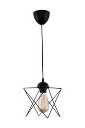 Opviq Lámpara de Araña de Prisma Metálico 205-P2 Negro